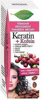 Vlasové stimulačné masážne sérum KERATIN + KOFEÍN 215 ml
