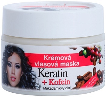 Krémová vlasová maska ​​KERATIN + KOFEÍN 260 ml